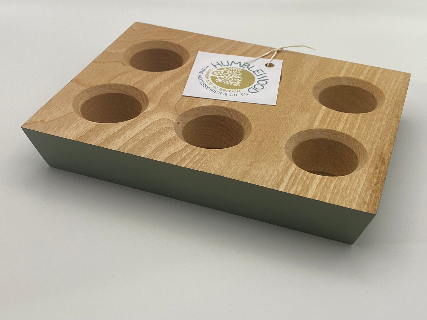 Stack-able Beech Wood egg stand