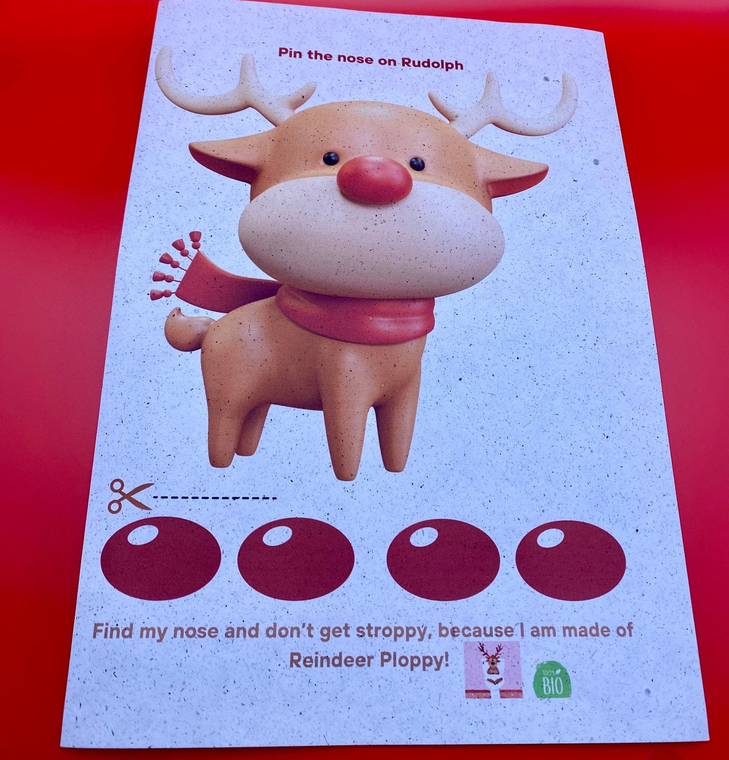 Pin the Nose on Rudolph