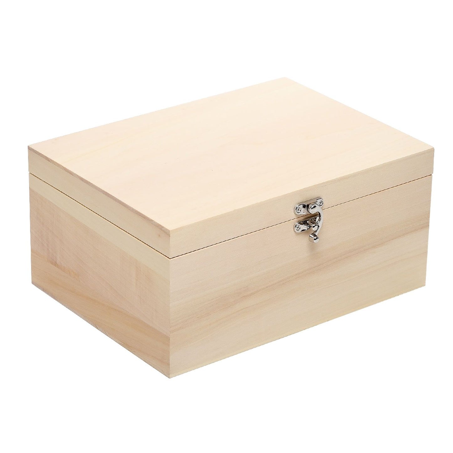 34cm Luxury Solid Wood Deep Rectangular Box