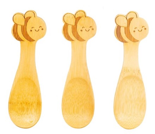 Bamboo Bee Spoons