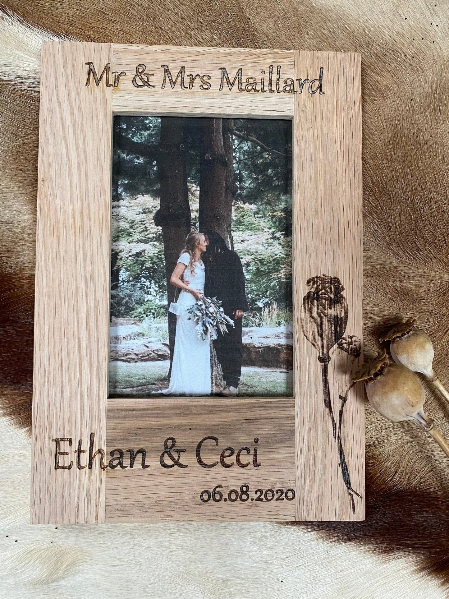 Oak Picture Frame