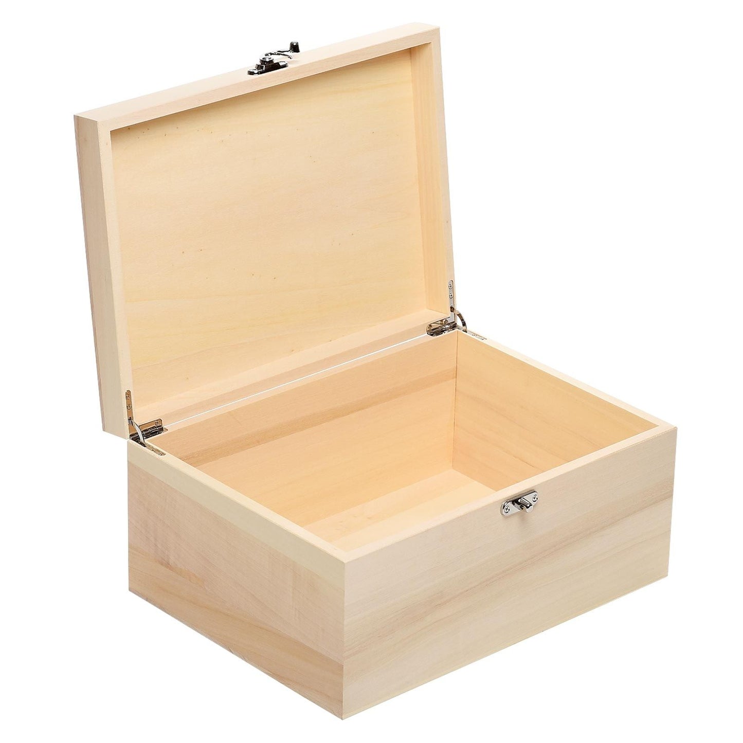 34cm Luxury Solid Wood Deep Rectangular Box