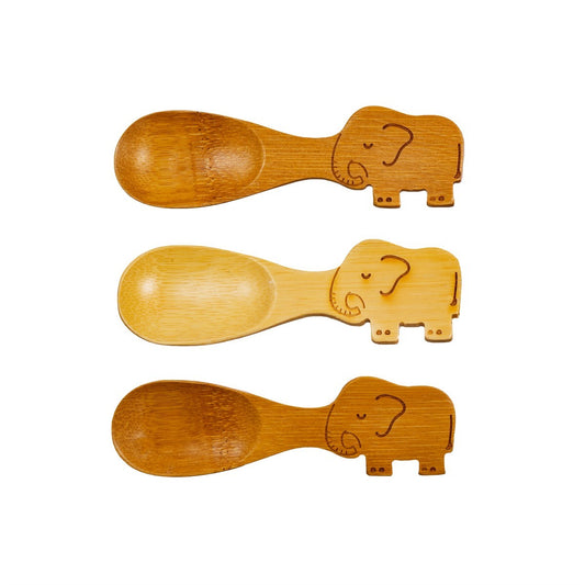 Bamboo Elephant Spoons