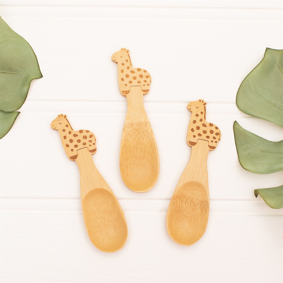 Gigi Giraffe Bamboo Spoons