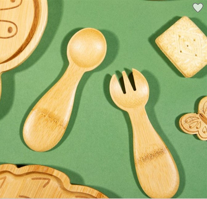 Bamboo Kids Spoon & Fork