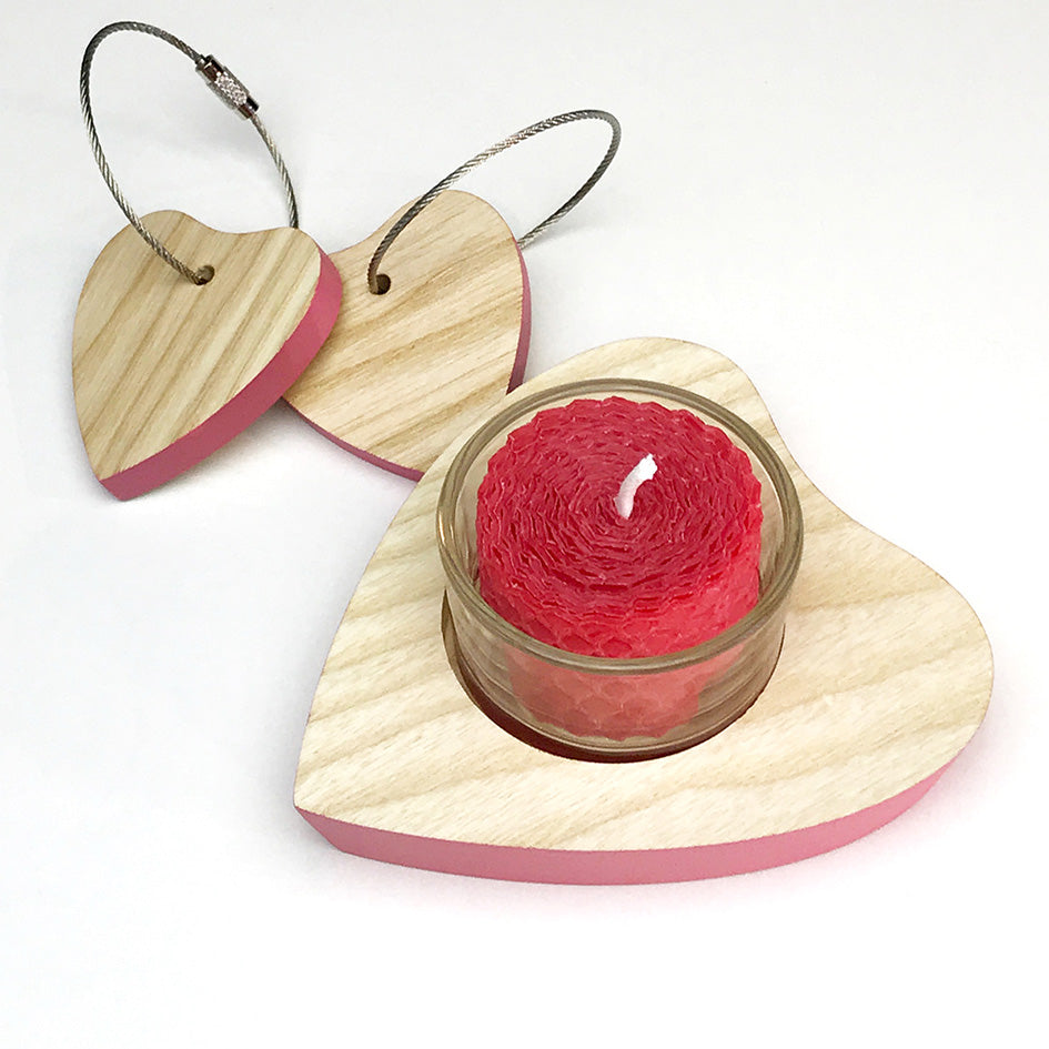 Heart shape tea light